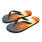 Sunrise Road Print Flip Flops