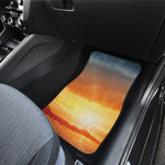 Sunrise Road Print Front and Back Car Floor Mats