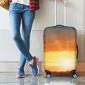 Sunrise Road Print Luggage Cover