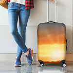Sunrise Road Print Luggage Cover
