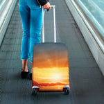 Sunrise Road Print Luggage Cover