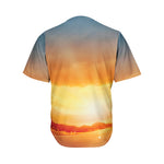 Sunrise Road Print Men's Baseball Jersey