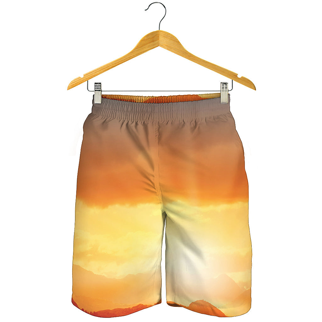 Sunrise Road Print Men's Shorts