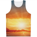 Sunrise Road Print Men's Tank Top