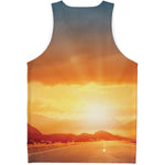 Sunrise Road Print Men's Tank Top