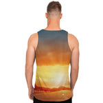 Sunrise Road Print Men's Tank Top