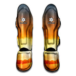 Sunrise Road Print Muay Thai Shin Guard