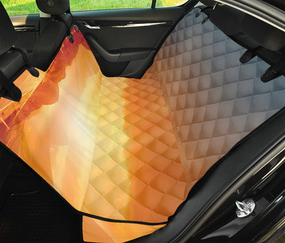 Sunrise Road Print Pet Car Back Seat Cover