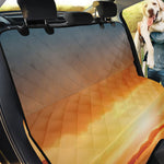 Sunrise Road Print Pet Car Back Seat Cover