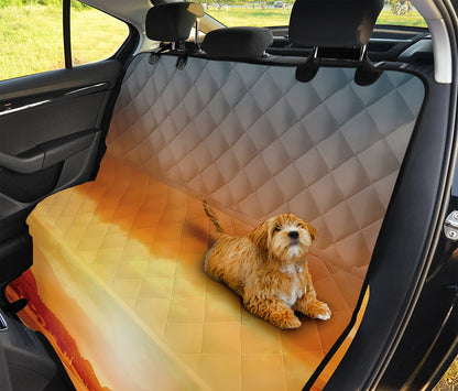 Sunrise Road Print Pet Car Back Seat Cover