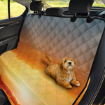 Sunrise Road Print Pet Car Back Seat Cover