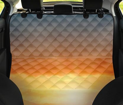 Sunrise Road Print Pet Car Back Seat Cover