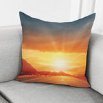 Sunrise Road Print Pillow Cover
