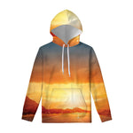 Sunrise Road Print Pullover Hoodie