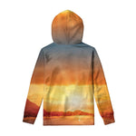 Sunrise Road Print Pullover Hoodie