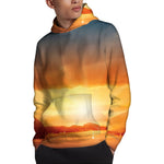 Sunrise Road Print Pullover Hoodie