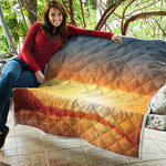 Sunrise Road Print Quilt