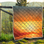 Sunrise Road Print Quilt
