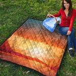 Sunrise Road Print Quilt