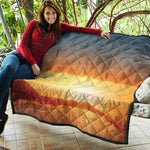 Sunrise Road Print Quilt