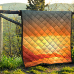 Sunrise Road Print Quilt