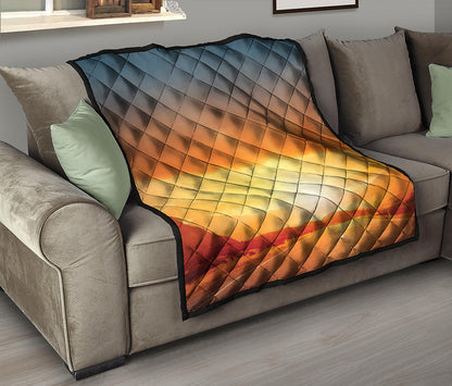 Sunrise Road Print Quilt