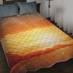 Sunrise Road Print Quilt Bed Set