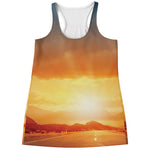 Sunrise Road Print Women's Racerback Tank Top