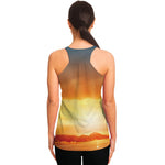 Sunrise Road Print Women's Racerback Tank Top