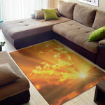 Sunrise Sky Print Area Rug