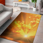 Sunrise Sky Print Area Rug