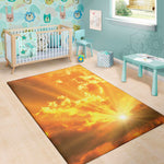 Sunrise Sky Print Area Rug