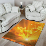 Sunrise Sky Print Area Rug