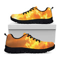 Sunrise Sky Print Black Running Shoes