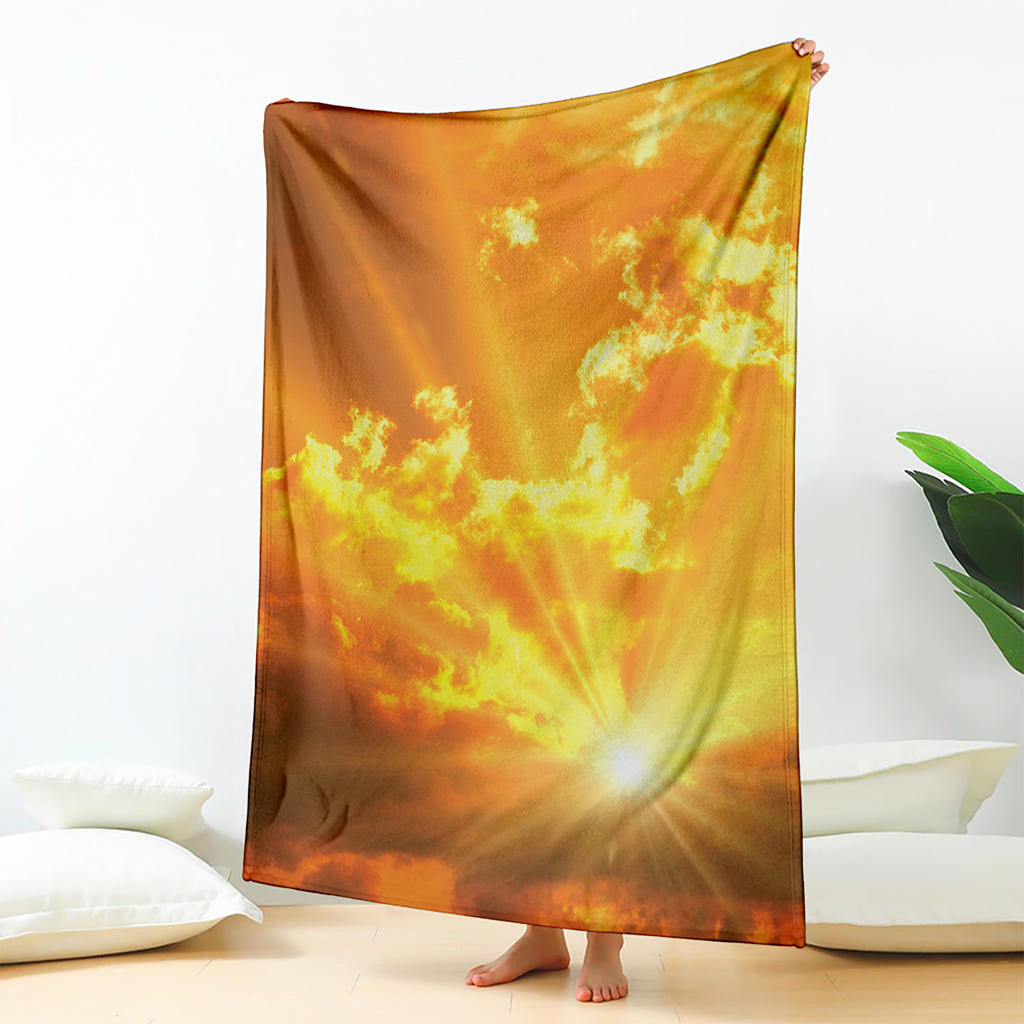 Sunrise Sky Print Blanket
