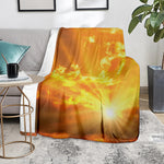 Sunrise Sky Print Blanket