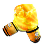 Sunrise Sky Print Boxing Gloves