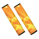 Sunrise Sky Print Car Seat Belt Covers