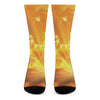 Sunrise Sky Print Crew Socks