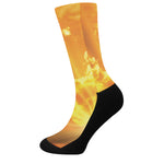 Sunrise Sky Print Crew Socks