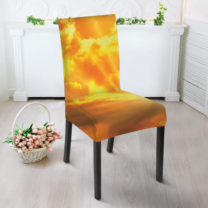 Sunrise Sky Print Dining Chair Slipcover