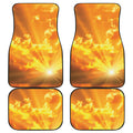 Sunrise Sky Print Front and Back Car Floor Mats