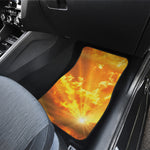 Sunrise Sky Print Front and Back Car Floor Mats