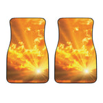 Sunrise Sky Print Front Car Floor Mats