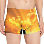 Sunrise Sky Print Men's Boxer Briefs