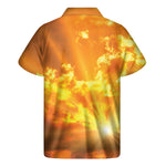 Sunrise Sky Print Men's Short Sleeve Shirt