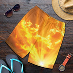Sunrise Sky Print Men's Shorts