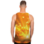Sunrise Sky Print Men's Tank Top