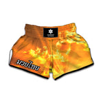 Sunrise Sky Print Muay Thai Boxing Shorts
