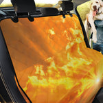 Sunrise Sky Print Pet Car Back Seat Cover